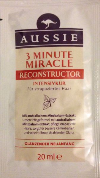 Aussie 3 Minute Miracle Reconstrutor (sache individual)